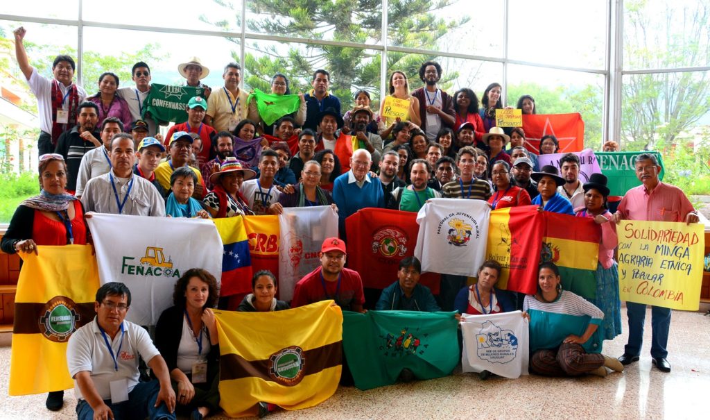 Resolución en apoyo al Movimiento Campesino, Indígena y Afrodescendiente de Colombia